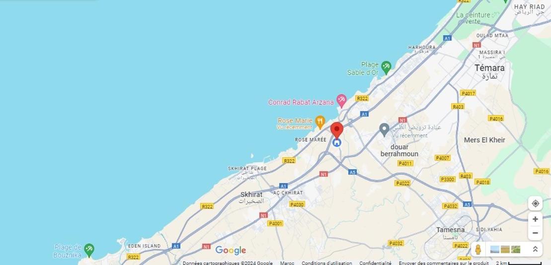 Echappez A La Ville , Appartement Pres De La Nature, Entre Foret Et Plage Juste Pour Les Familles Skhirat Luaran gambar